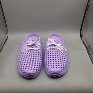 Purple Garden Clogs